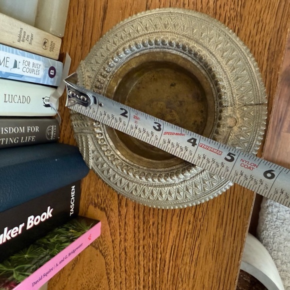 ANTIQUE AFRICAN OMANI BRONZE SLAVE BRACELET ANKLET REPURPOSED ASHTRAY - Picture 8 of 9